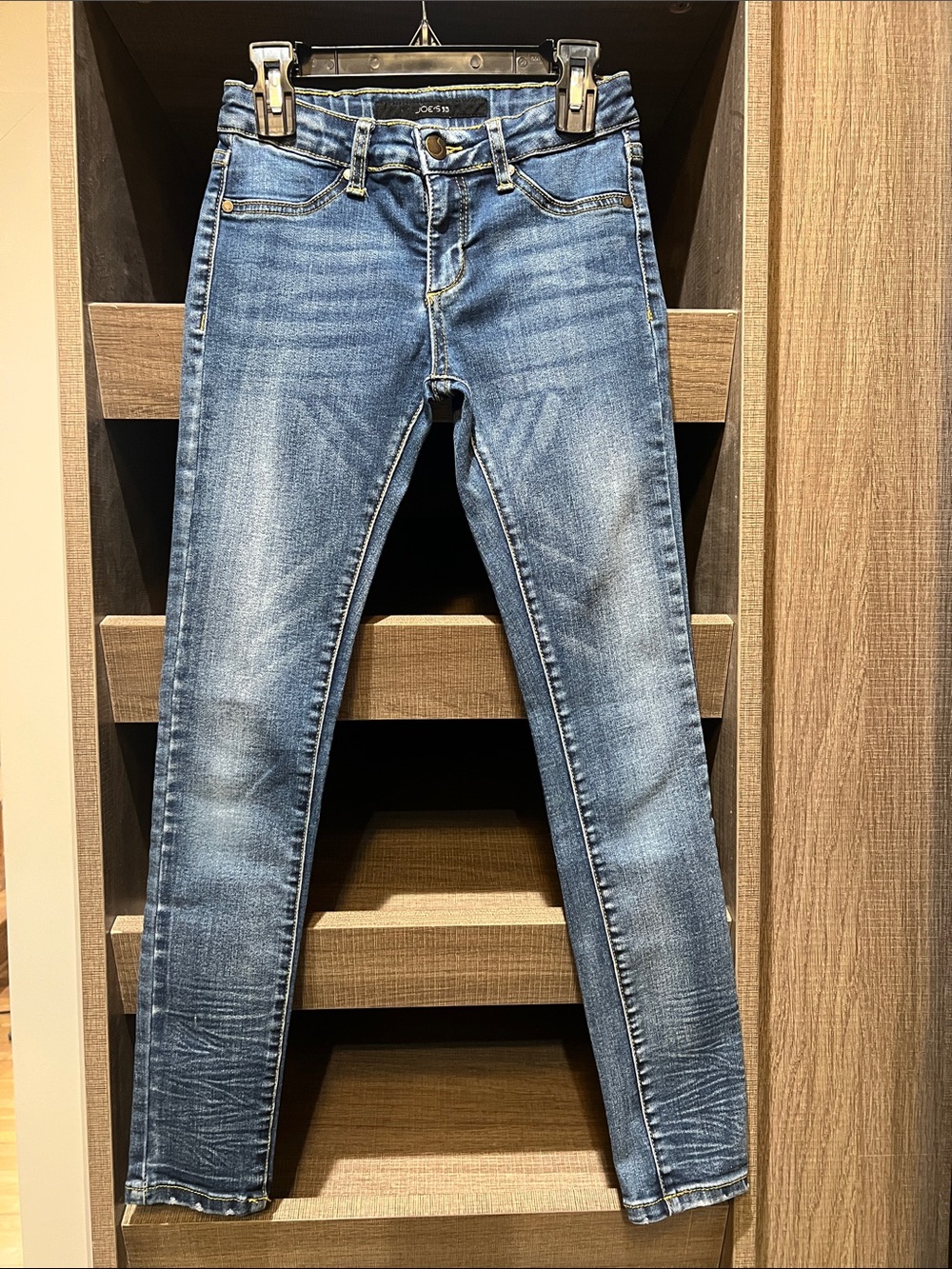 Girl’s Joe's Jeans Skinny Mid-Blue Adjustable Waist Stretch Denim Sz 10